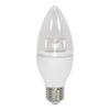 Satco S28617 Medium Bulb in Light Finish, Clear view 1