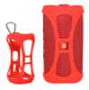 Alltravel Featured Silicon Sleeve for JBL FLIP 5 Waterproof Portable Bluetooth Speaker, More Protective and and Real Sound Design (Red) view 1