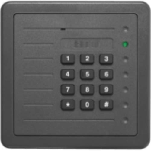 HID 125 kHz Wall Switch Proximity Reader - 8 Operating Range - Wiegand Gray - RoHS, WEEE, TAA Comp