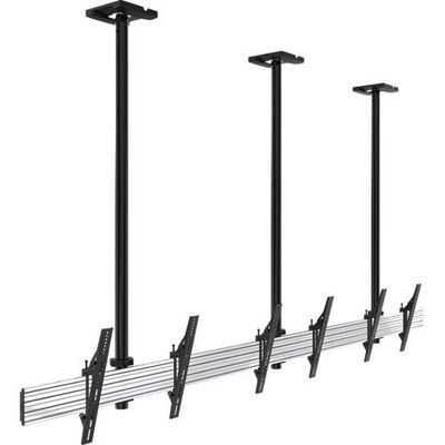 Atdec Ceiling Mount for Flat Panel Display - 55 Screen Support - 330 lb Load Capacity - Silver, Bl