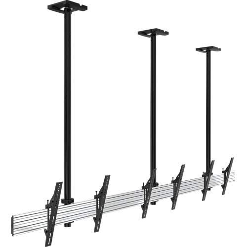 Atdec Ceiling Mount for Flat Panel Display - 55 Screen Support - 330 lb Load Capacity - Silver, Bl