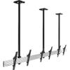 Atdec Ceiling Mount for Flat Panel Display - 55 Screen Support - 330 lb Load Capacity - Silver, Bl view 1
