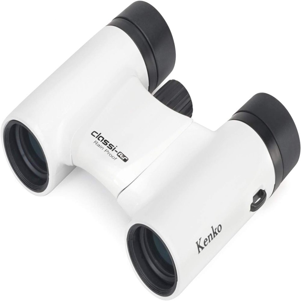 Kenko Binocular Classi-Air 8x21 DH, Roof Prism, Lightweight, Foldable & Compact Design, Multi-Coating, White 021385