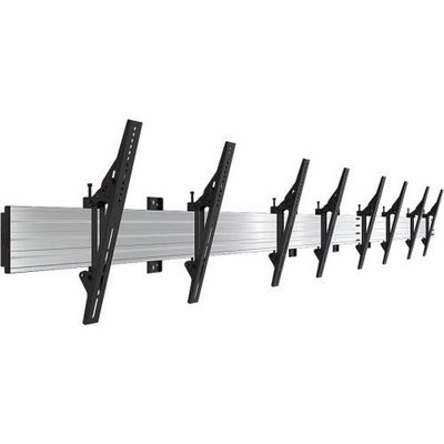 Atdec Wall Mount for Flat Panel Display - 50 Screen Support - 440 lb Load Capacity - Black, Silver