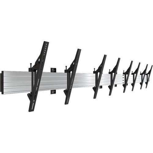 Atdec Wall Mount for Flat Panel Display - 50 Screen Support - 440 lb Load Capacity - Black, Silver