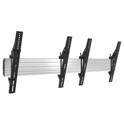 Atdec Wall Mount for Flat Panel Display - 60 Screen Support - 220 lb Load Capacity - Black, Silver