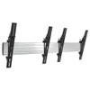 Atdec Wall Mount for Flat Panel Display - 60 Screen Support - 220 lb Load Capacity - Black, Silver view 1