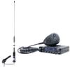 CB PNI ESCORT HP 6500 ASQ Radio Station Pack, RF Gain, 4W, 12V + CB PNI S75 Antenna with 7-9KM Cable and Fixed Mount view 1