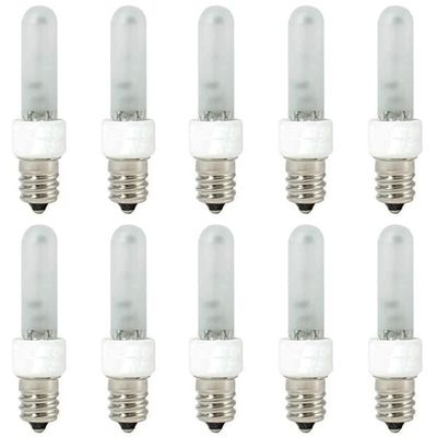 Ciata Lighting Dimmable T3 Xenon E12 Krypton Light Bulb 40 Watt Frosted Pack of 10