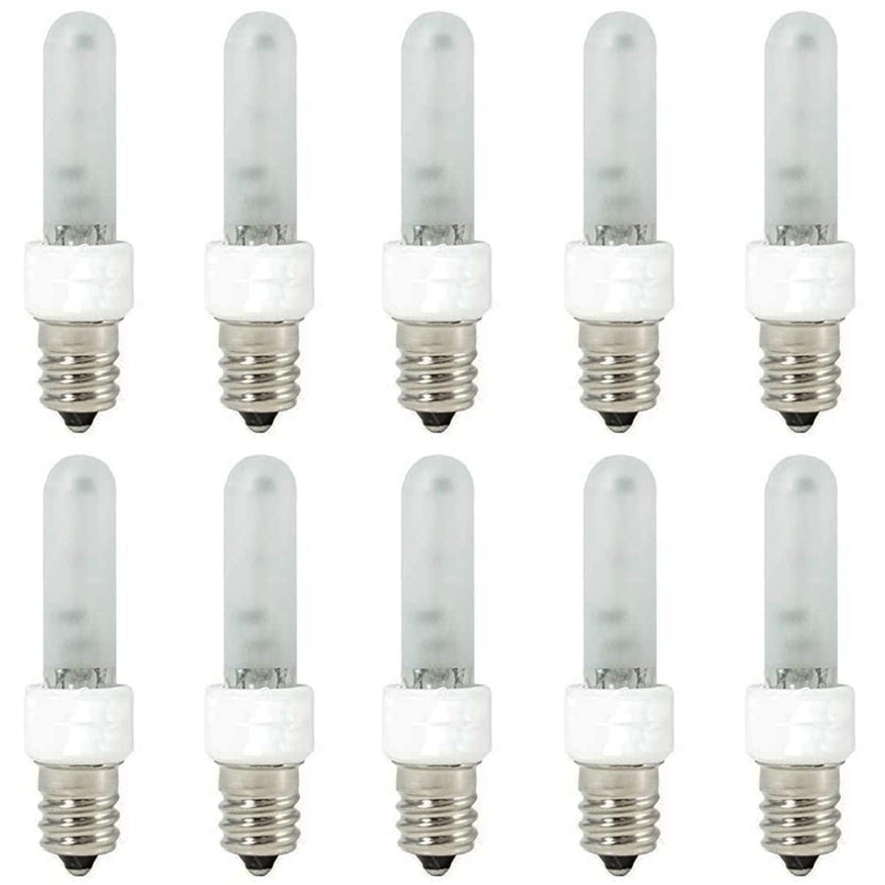 Ciata Lighting Dimmable T3 Xenon E12 Krypton Light Bulb 40 Watt Frosted Pack of 10