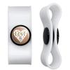 Love You More Kraft Style Headphone Earbud Cord Wrap - Charging Cable Manager - Wire Organizer Set of 2 - White view 1