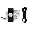GRAPHICS & MORE Peace Joy Love Christmas Headphone Earbud Cord Wrap - Charging Cable Manager - Wire Organizer Set of 2 - White view 2