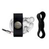 GRAPHICS & MORE Love Lives Here Hearts Headphone Earbud Cord Wrap - Charging Cable Manager - Wire Organizer Set of 2 - Black view 2