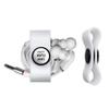 GRAPHICS & MORE Cozy Winter Vibes Headphone Earbud Cord Wrap - Charging Cable Manager - Wire Organizer Set of 2 - White view 2