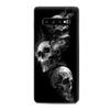 Skins for Samsung Galaxy S10 Plus Skin Decal Vinyl Wrap - Decal Stickers Skins Cover -Glowing Skulls in Smoke view 1