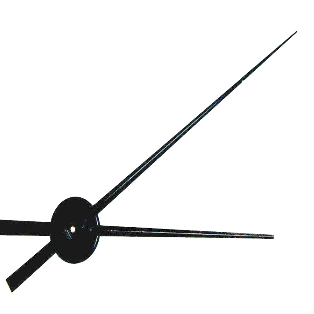 DIY High Torque Wall Clock #3 for Living Dining Room Kitchen Den Office with 17.75" Long Spaded Hands Non-Ticking Silent and Wall Mounting Hub Conceals Movement