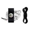 GRAPHICS & MORE Pretty Floral Flowers Headphone Earbud Cord Wrap - Charging Cable Manager - Wire Organizer Set of 2 - White view 2
