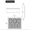 EARTHQUAKE OW-C5 Cinenova Clarte 3 x 5.25-Inch / 4 x 2-Inch Ribbon Tweeters On-Wall Enclosed LCR Speaker 4.4-in Depth (Each) view 3