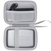 co2CREA Hard Travel Case Replacement for Fujifilm Instax Mini Link 3 2 1 Smartphone Printer (Ash White Case + Inside White) view 1