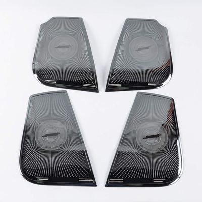 Liquor Speaker Grill Cover with Mesh 4pcs Stainless Steel Black for Patrol Year 2012-2019