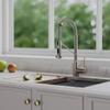 KRAUS Bolden Commercial Style 2-Function Single Handle Pull Down Kitchen Faucet in Spot-Free Stainless Steel, KPF-1610SFS view 4