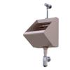304 Stainless Steel Wall-Mounted Urinal  20-Gauge Commercial Restroom Fixture with Flush Valve, Ideal for Schools, Hospitals, and Restaurants (13.8"10"12") view 1