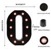 Ulalaza Black & White LED Light Up Sign 2xAA Battery Powered Letter Marquee for Wedding Birthday Party Christmas Lamp Night Light view 2