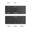 3 Port Toslink Splitter, Digital Optical Audio Splitter 1 Input 3 Output, SPDIF Toslink Fiber Audio Splitter Support LPCM 2.0/DTS/Dolby Digital, for Amplifier, Sound bar, Xbox, PS4, Blue-Ray, DVD Ect view 2