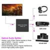 3 Port Toslink Splitter, Digital Optical Audio Splitter 1 Input 3 Output, SPDIF Toslink Fiber Audio Splitter Support LPCM 2.0/DTS/Dolby Digital, for Amplifier, Sound bar, Xbox, PS4, Blue-Ray, DVD Ect view 3
