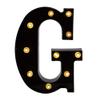 Ulalaza Black & White LED Light Up Sign 2xAA Battery Powered Letter Marquee for Wedding Birthday Party Christmas Lamp Night Light view 1