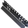 1U 1RU Plastic Horizontal Cable Manager with Finger Duct view 1