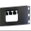 1U 1RU Plastic Horizontal Cable Manager with Finger Duct view 3