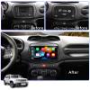 RoverOne Car Stereo Bluetooth Radio GPS Navigation Multimedia Head Unit for Jeep Renegade 2016 2017 2018 with Touch Screen Android DSP MirrorLink view 3