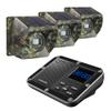 Solar Driveway Alarm Wireless Outside 1800ft Range, Outdoor Motion Sensor & Detector Driveway Alert System with Rechargeable Battery/Weatherproof/Mute Mode (1&3-Camouflage) view 1