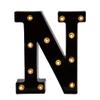 Black & White LED Light Up Sign 2xAA Battery Powered Letter Marquee for Wedding Birthday Party Christmas Lamp Night Light view 1