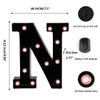 Black & White LED Light Up Sign 2xAA Battery Powered Letter Marquee for Wedding Birthday Party Christmas Lamp Night Light view 2