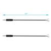 Fancasee 2-Pack 2.5mm Male Plug to Bare Wire Pigtail TRRS Stereo 2.5mm Jack Connector Adapter Repair Audio Cable for Headphone Headset Earphone Microphone view 4
