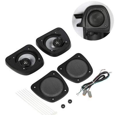 TCT-MT Lower Fairing Audio Speakers for Harley Touring Street Road Electra Glide 2006-2013 Classic FLHX FLTRU FLHTC FLHTCU FLHT EFI FLHTCI 2012 Black