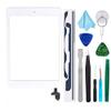 T Phael White Digitizer Repair Kit for iPad mini 1&2 A1432 A1489 Touch Screen Digitizer Replacement with IC Chip + Home Button + Tools + Pre-installed Adhesive view 1