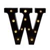 Ulalaza Black & White LED Light Up Sign 2xAA Battery Powered Letter Marquee for Wedding Birthday Party Christmas Lamp Night Light view 1