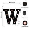 Ulalaza Black & White LED Light Up Sign 2xAA Battery Powered Letter Marquee for Wedding Birthday Party Christmas Lamp Night Light view 2
