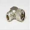 Accel Tex ATS-NJ-NP-RA 50 ohms Right Angle N-Style Jack to N-Style Plug Adapter (Pack 15) view 1