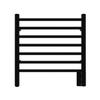 Amba RWHS-SMB Radiant Small Hardwired Plug-in Combo 7 Bar Towel Warmer in Matte Black view 2