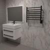 Amba RWHS-SMB Radiant Small Hardwired Plug-in Combo 7 Bar Towel Warmer in Matte Black view 3