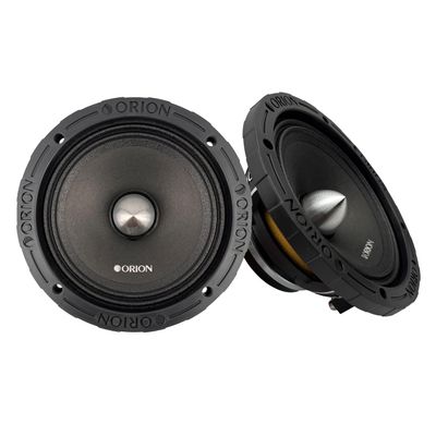ORION HCCA68N HCCA Series 6.5 Ultra Efficient Neodymium Midrange Loudspeaker, 1400W Max Power, 350W RMS, 8 Ohm, 1.5 Voice Coil - High Output Pro Car Audio Stereo, Premium Quality Speaker (Pair)