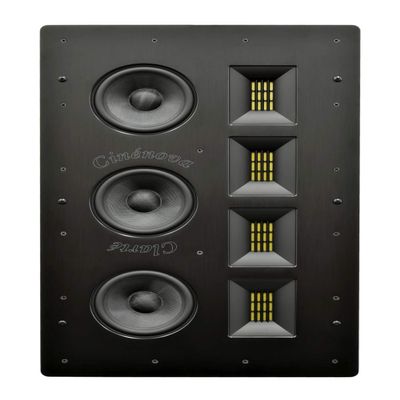 EARTHQUAKE IW-C5 Cinenova Clarte 3 x 5.25-Inch / 4 x 2-Inch Ribbon Tweeters in-Wall Enclosed LCR Speaker 600W 8 Ohm (Each)