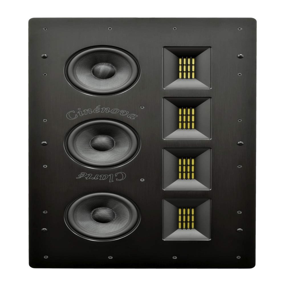 EARTHQUAKE IW-C5 Cinenova Clarte 3 x 5.25-Inch / 4 x 2-Inch Ribbon Tweeters in-Wall Enclosed LCR Speaker 600W 8 Ohm (Each)