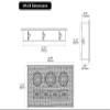 EARTHQUAKE IW-C5 Cinenova Clarte 3 x 5.25-Inch / 4 x 2-Inch Ribbon Tweeters in-Wall Enclosed LCR Speaker 600W 8 Ohm (Each) view 3