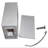 10-1 Port Surface Mount Box for Keystone Jacks - White - Easy Mount view 1