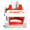 10-1 Port Surface Mount Box for Keystone Jacks - White - Easy Mount view 2